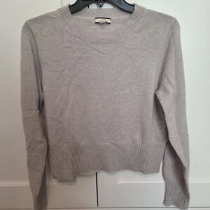 J. Crew Cashmere Shrunken Sweater, Gray